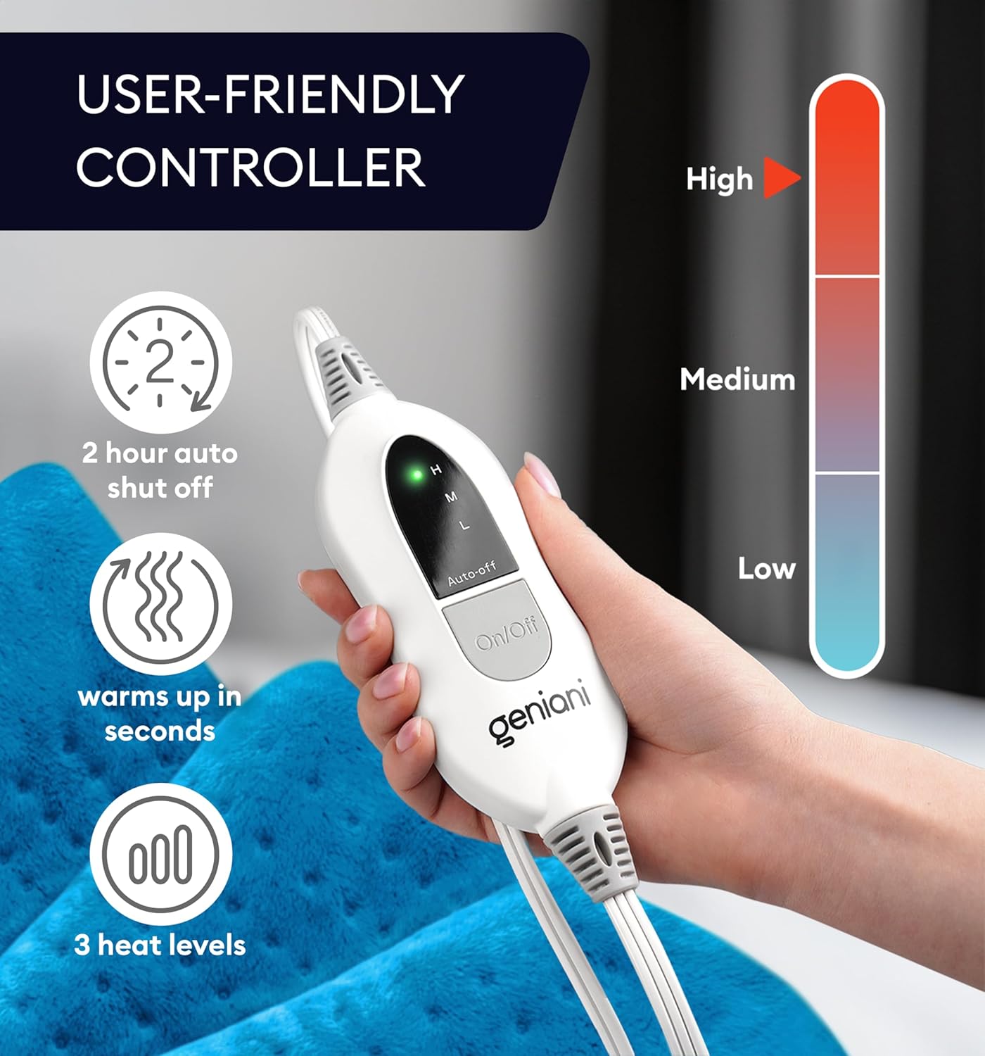 Snuggle Pad XL, Aqua Blue